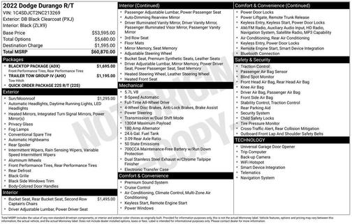 2022 Dodge Durango R/T AWD