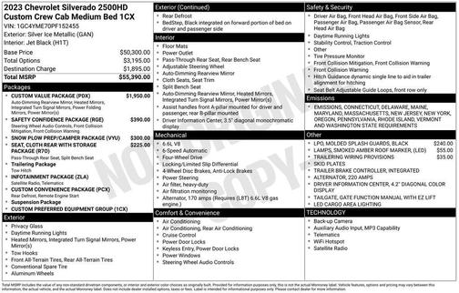 2023 Chevrolet Silverado 2500 Custom