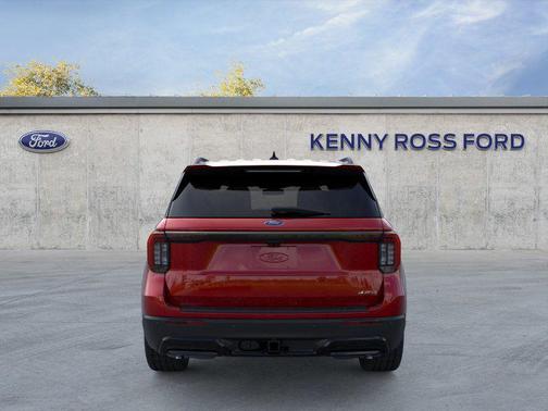 Rapid Red Metallic Tinted Clearcoat 2026 Ford Explorer ST-Line