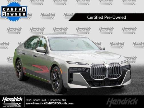 Gray Metallic 2023 BMW 740 i