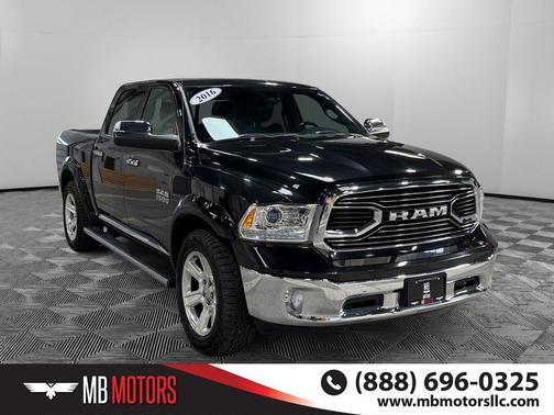 Brilliant Black Crystal Pearlcoat 2016 RAM 1500 Longhorn