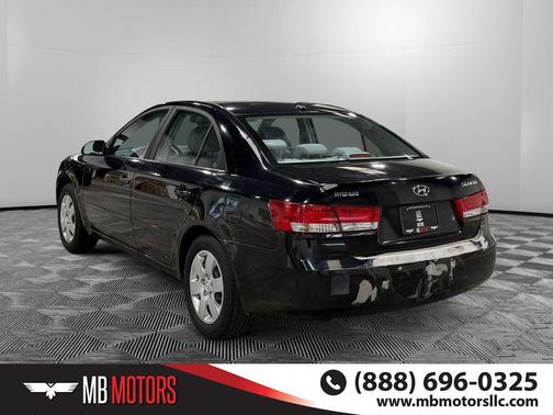 Ebony Black 2008 Hyundai SONATA GLS