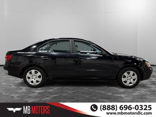 Ebony Black 2008 Hyundai SONATA GLS