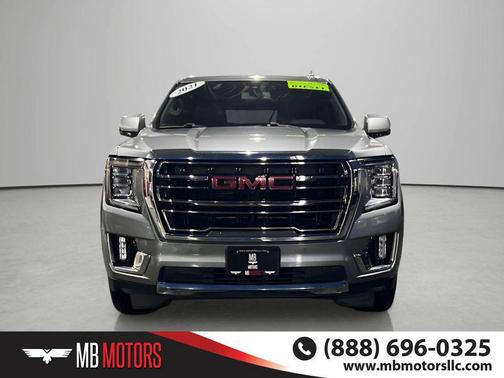 Satin Steel Metallic 2021 GMC Yukon SLT