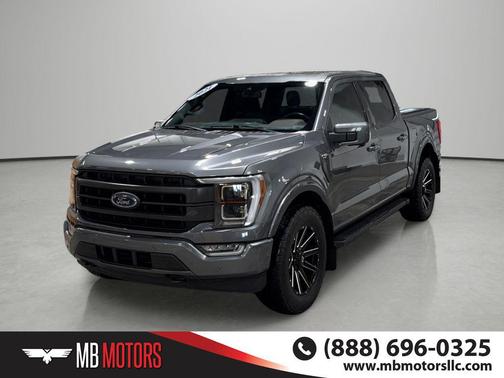 Gray 2021 Ford F-150 Lariat