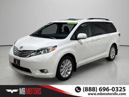 Blizzard Pearl 2016 Toyota Sienna XLE