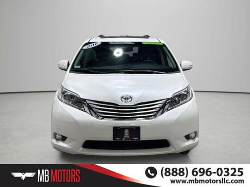 Blizzard Pearl 2016 Toyota Sienna XLE