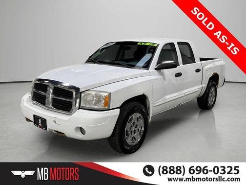 Bright White Clearcoat 2005 Dodge Dakota Laramie Quad Cab