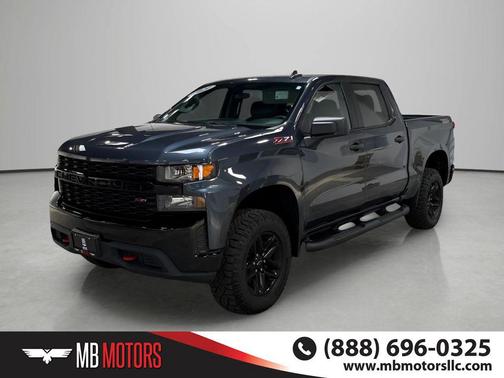 Shadow Grey Metallic 2021 Chevrolet Silverado 1500 Custom Trail Boss