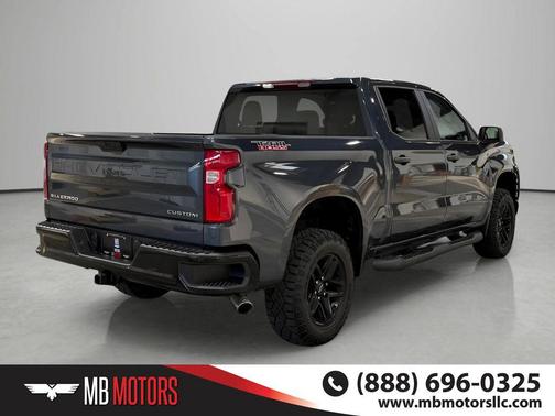 Shadow Grey Metallic 2021 Chevrolet Silverado 1500 Custom Trail Boss