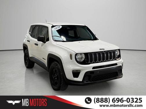 Alpine White Clearcoat 2020 Jeep Renegade Sport