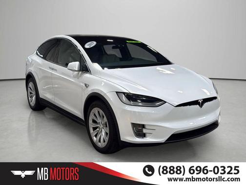 Pearl White Multi-Coat 2019 Tesla Model X Long Range