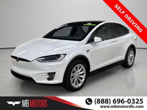 Pearl White Multi-Coat 2019 Tesla Model X Long Range