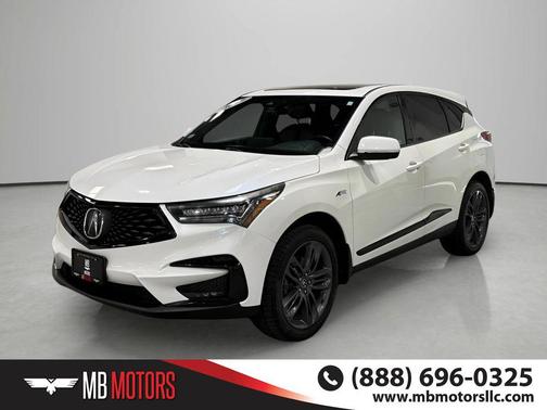 White Diamond Pearl 2019 Acura RDX A-Spec