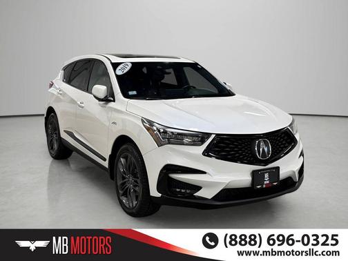White Diamond Pearl 2019 Acura RDX A-Spec