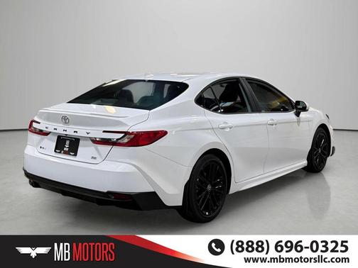 White 2025 Toyota Camry LE