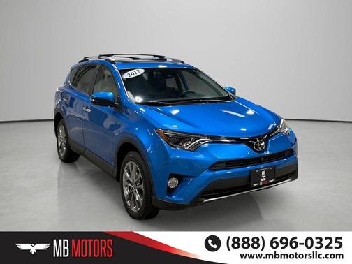 Electric Storm Blue 2017 Toyota RAV4 Limited