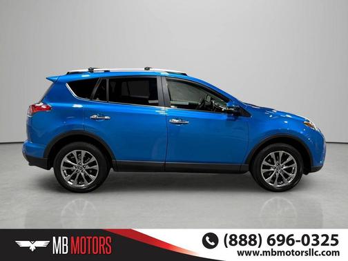 Electric Storm Blue 2017 Toyota RAV4 Limited