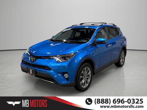 Electric Storm Blue 2017 Toyota RAV4 Limited
