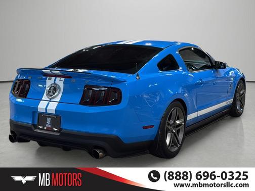 Blue 2011 Ford Mustang Shelby GT500