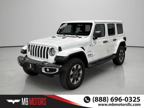 Bright White 2021 Jeep Wrangler Unlimited Sahara