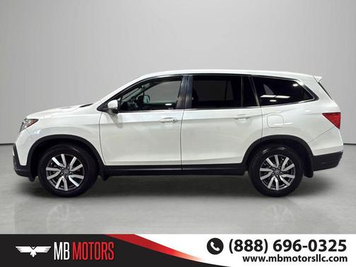 White Diamond Pearl 2019 Honda Pilot EX-L