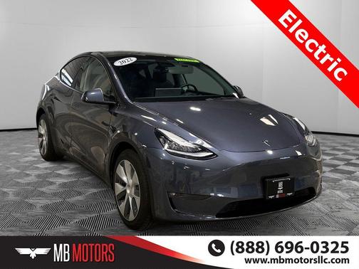 Gray 2022 Tesla Model Y Long Range Dual Motor All-Wheel Drive