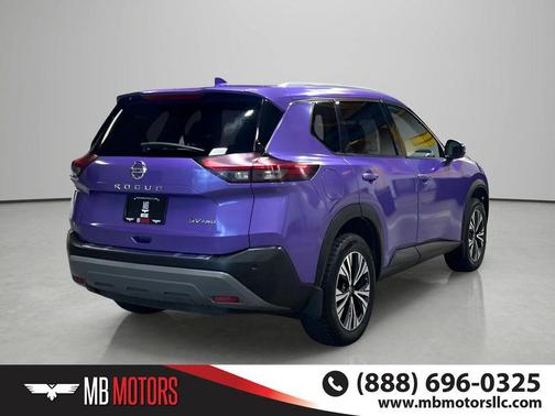 Purple 2021 Nissan Rogue SV