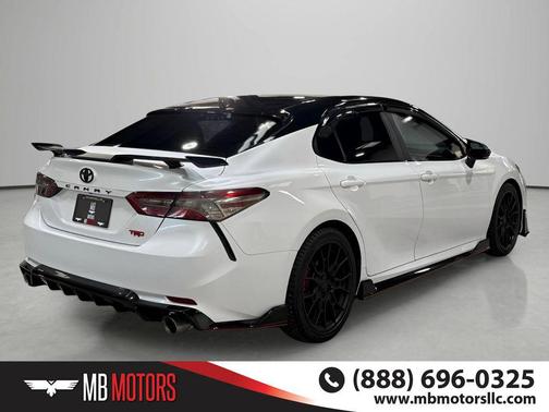 White 2020 Toyota Camry XSE
