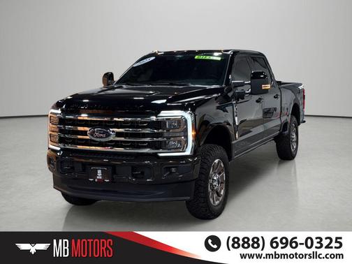 Agate Black Metallic 2025 Ford F-350 King Ranch
