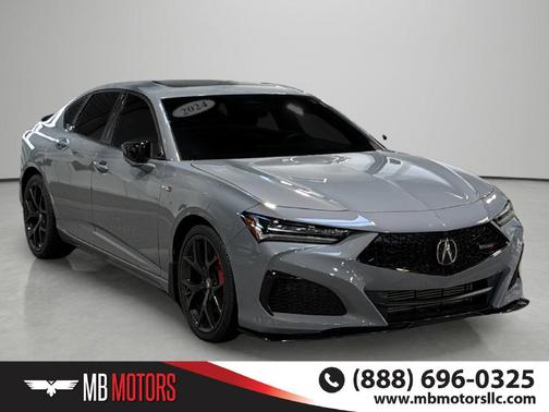 Gray 2024 Acura TLX Type S