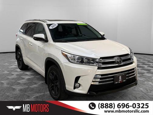 Blizzard Pearl 2018 Toyota Highlander Limited