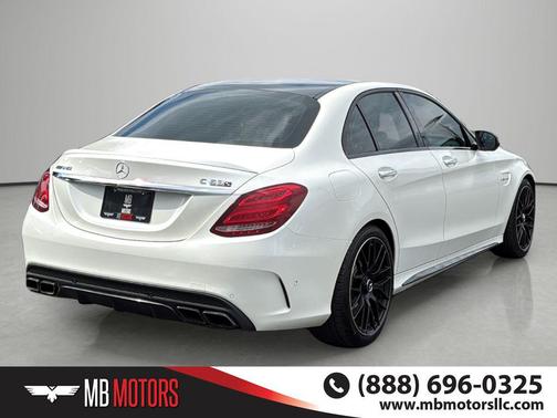 designo Cashmere White Magno (Matte Finish) 2017 Mercedes-Benz AMG C 63 S