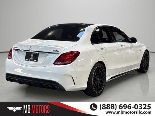 designo Cashmere White Magno (Matte Finish) 2017 Mercedes-Benz AMG C 63 S