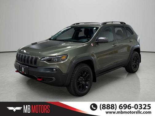 Olive Green Pearl 2021 Jeep Cherokee Trailhawk Elite