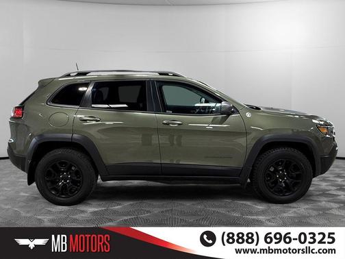 Olive Green Pearl 2021 Jeep Cherokee Trailhawk Elite
