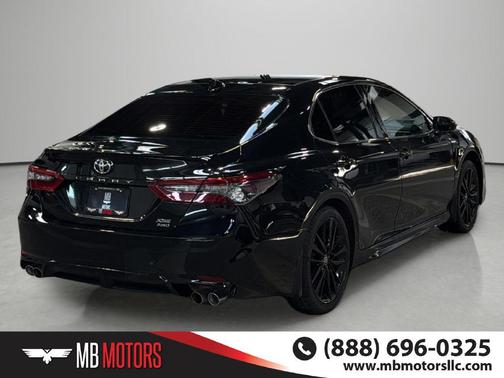 Midnight Black Metallic 2023 Toyota Camry XSE