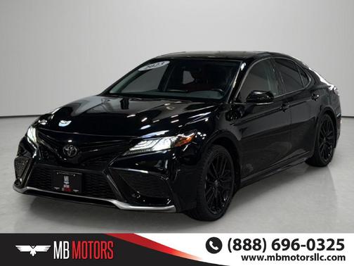 Midnight Black Metallic 2023 Toyota Camry XSE