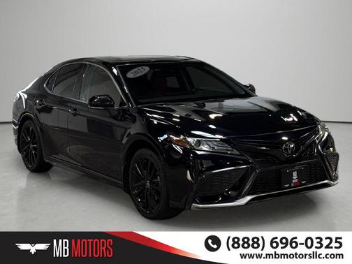 Midnight Black Metallic 2023 Toyota Camry XSE