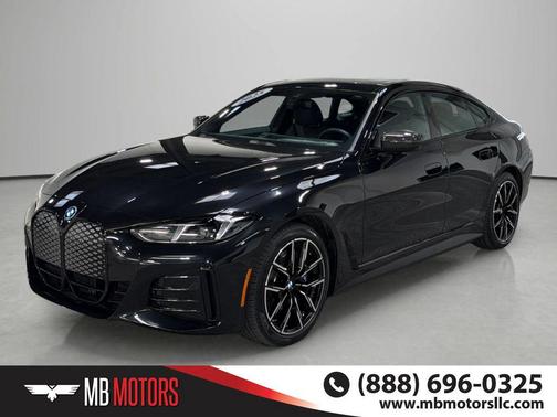 Black Sapphire Metallic 2025 BMW i4 Gran Coupe xDrive40