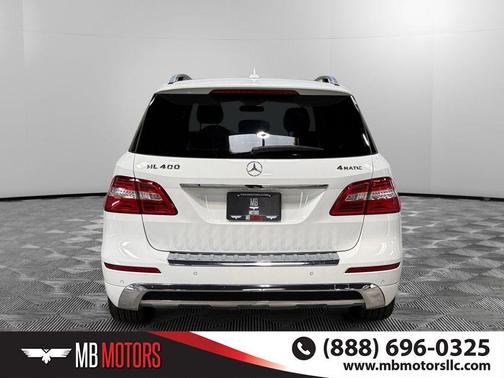 White 2015 Mercedes-Benz M-Class 4MATIC