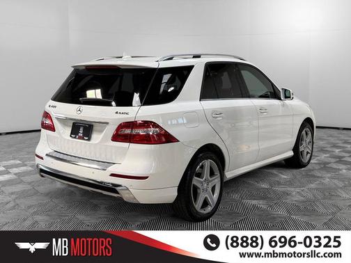 White 2015 Mercedes-Benz M-Class 4MATIC