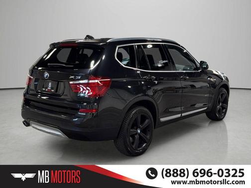 Black 2017 BMW X3 xDrive28i