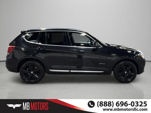 Black 2017 BMW X3 xDrive28i