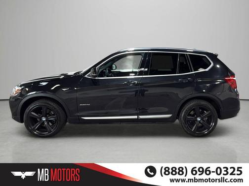 Black 2017 BMW X3 xDrive28i