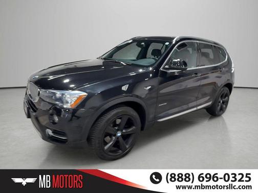 Black 2017 BMW X3 xDrive28i