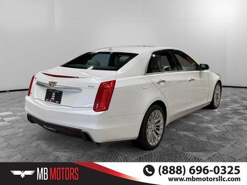 Crystal White Tricoat 2017 Cadillac CTS 3.6L Luxury