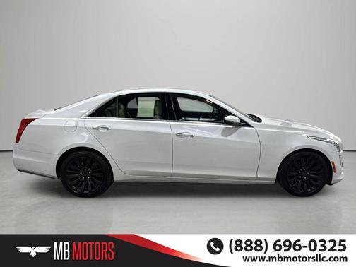 Crystal White Tricoat 2017 Cadillac CTS 3.6L Luxury