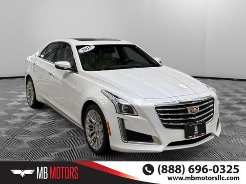 Crystal White Tricoat 2017 Cadillac CTS 3.6L Luxury