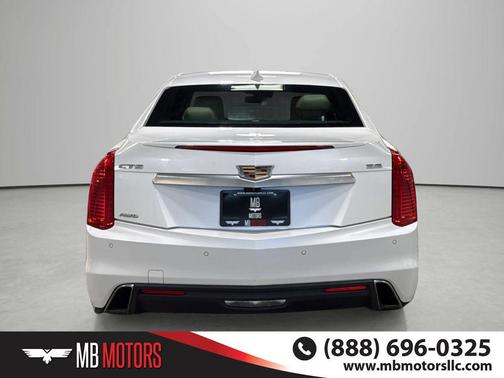 Crystal White Tricoat 2017 Cadillac CTS 3.6L Luxury